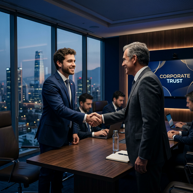Executive Brand Ambassador Shaking Hands